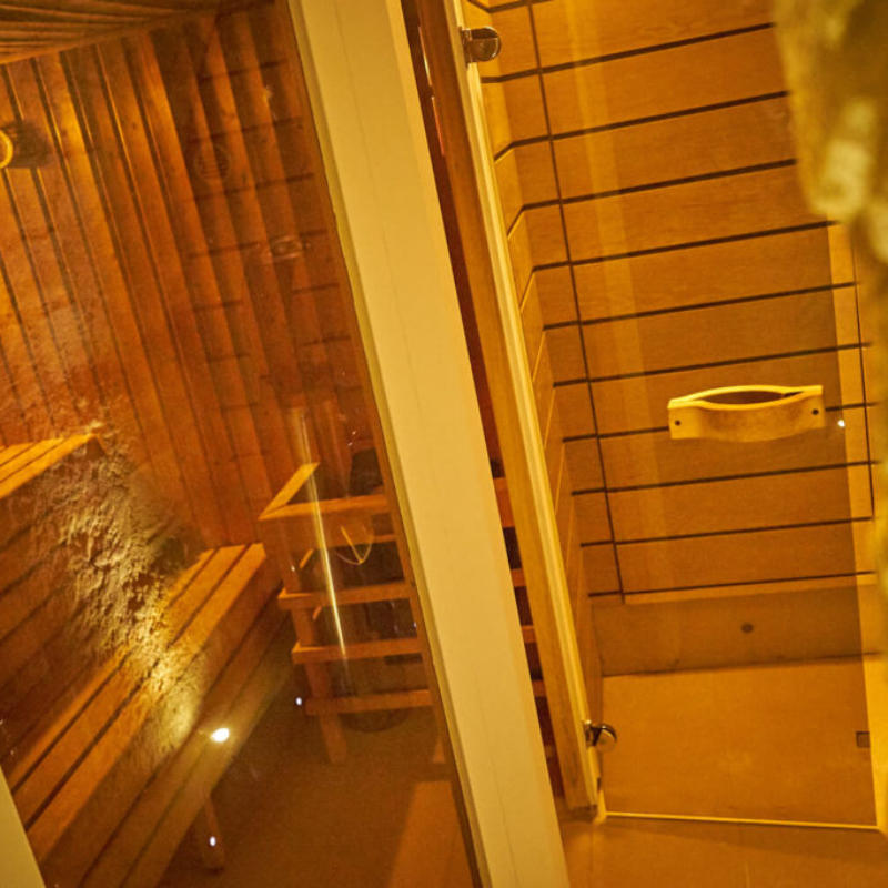 Cabine pour seance de sauna